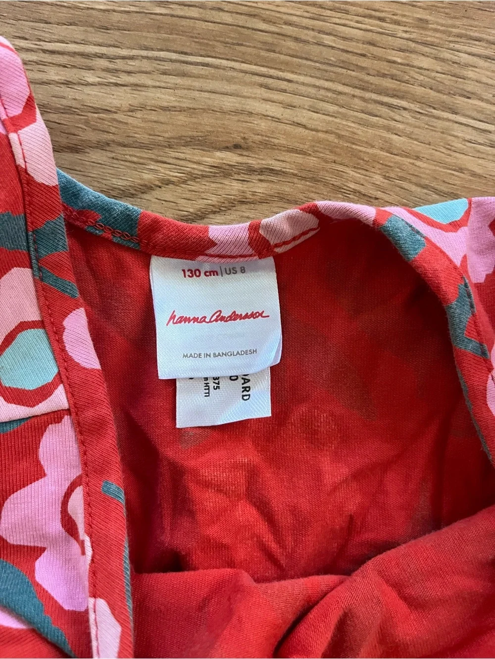 Hanna Andersson Red Floral Long-Sleeve Dress - Picture 2 of 6